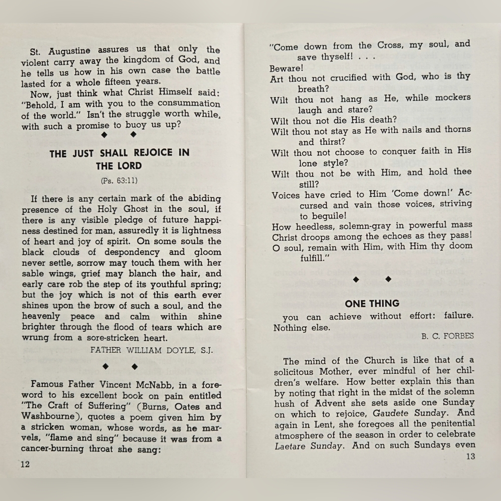 Have Confidence! 1957 by Rev. Bruno Hagspiel SVD (Booklet) - Picture 5 of 12